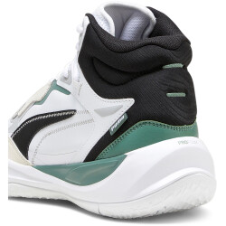 PUMA Playmaker Pro Mid Plus Basketballschuhe 01 - PUMA black/ash gray/eucalyptus/alpine snow 41