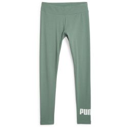 PUMA Essentials Logo Leggings Damen 48 - eucalyptus XS