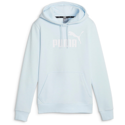 PUMA Essentials Logo Fleece Hoodie Damen 69 - icy blue XS