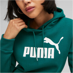 PUMA Essentials Logo Fleece Hoodie Damen 54 - malachite XS