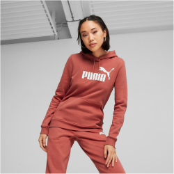 PUMA Essentials Logo Fleece Hoodie Damen 29 - astro red M