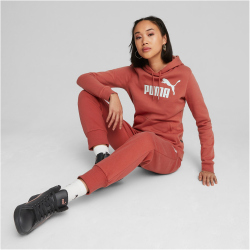 PUMA Essentials Logo Fleece Hoodie Damen 29 - astro red M