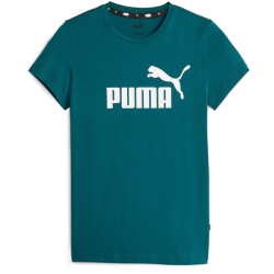 PUMA Essentials Logo T-Shirt Damen 43 - malachite M