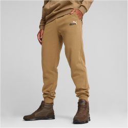 PUMA Ess+ Metallic 2 Col Logo Jogginghose Herren 93 - chocolate chip XL