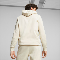 PUMA Ess+ Metallic 2 Col Big Logo Fleece-Hoodie Herren 87 - alpine snow M