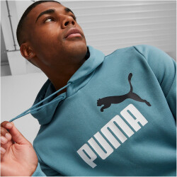 PUMA Ess+ Metallic 2 Col Big Logo Fleece-Hoodie Herren 49...