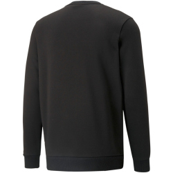 PUMA Ess+ Metallic 2 Col Big Logo Crew Sweatshirt Herren 61 - PUMA black/PUMA white S