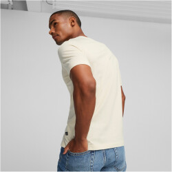 PUMA Ess+ Metallic 2 Col Logo T-Shirt Herren 87 - alpine...