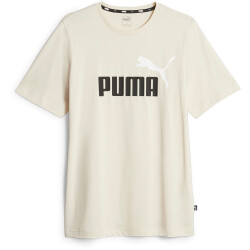 PUMA Ess+ Metallic 2 Col Logo T-Shirt Herren 87 - alpine...