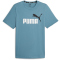 PUMA Ess+ Metallic 2 Col Logo T-Shirt Herren 48 - bold blue 3XL