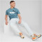 PUMA Ess+ Metallic 2 Col Logo T-Shirt Herren 48 - bold blue 3XL