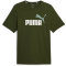 PUMA Ess+ Metallic 2 Col Logo T-Shirt Herren 30 - myrtle M
