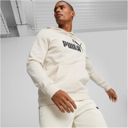 PUMA Essentials Big Logo Fleece-Hoodie Herren 87 - alpine snow S