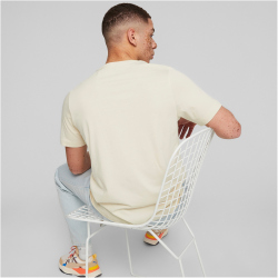 PUMA Essentials Small Logo T-Shirt Herren 88 - alpine snow L