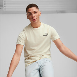 PUMA Essentials Small Logo T-Shirt Herren 88 - alpine snow XL