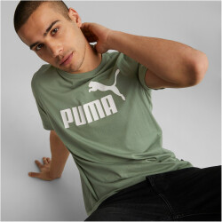 PUMA Essentials Logo T-Shirt Herren 45 - eucalyptus XL