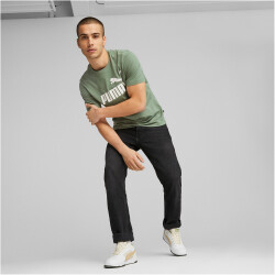 PUMA Essentials Logo T-Shirt Herren 45 - eucalyptus XL