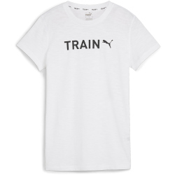 PUMA Train Graphic Trainingsshirt Damen