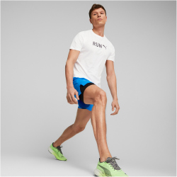 PUMA Run Graphic kurzarm Laufshirt Herren