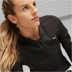 PUMA Fit Eversculpt 1/4-Zip Trainingsshirt Damen