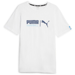 PUMA Handball T-Shirt Herren 07 - puma white/silver sky M