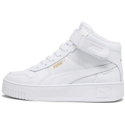 PUMA Carina Street Mid-Top Plateau Sneaker Damen 01 - PUMA white/PUMA white/PUMA gold 37
