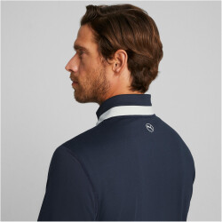 PUMA leichtes 1/4-Zip Golf-Sweatshirt Herren 05 - navy blazer/ash gray XXL