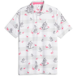 PUMA x PTC Print Golf Poloshirt Herren 01 - white...