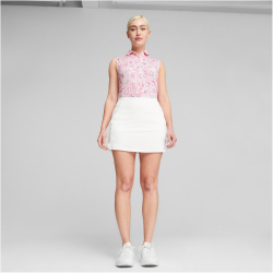 PUMA Mattr Mariposa &auml;rmelloses Golf Poloshirt Damen...