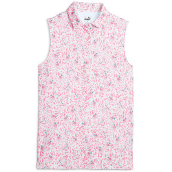PUMA Mattr Mariposa ärmelloses Golf Poloshirt Damen...