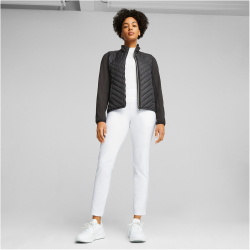 PUMA Frost Quilted Golfjacke Damen 01 - PUMA black/slate...