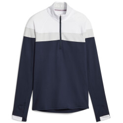 PUMA leichtes 1/4-Zip Golf-Sweatshirt Damen 02 - navy...