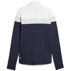 PUMA leichtes 1/4-Zip Golf-Sweatshirt Damen 02 - navy...