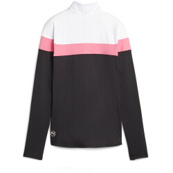 PUMA leichtes 1/4-Zip Golf-Sweatshirt Damen 01 - puma black/strawberry burst L