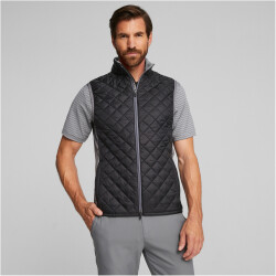 PUMA Frost Quilted Golfweste Herren 01 - PUMA black/slate...