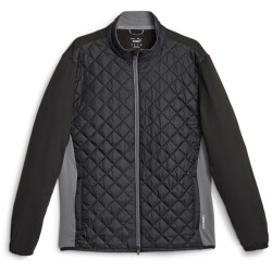 PUMA Frost Quilted Golfjacke Herren 01 - PUMA black/slate...