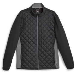 PUMA Frost Quilted Golfjacke Herren 01 - PUMA black/slate...