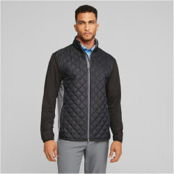 PUMA Frost Quilted Golfjacke Herren 01 - PUMA black/slate...