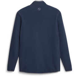 PUMA Fleece 1/4-Zip Sweatshirt Herren 03 - navy...