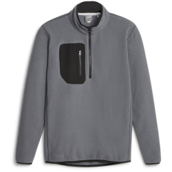PUMA Fleece 1/4-Zip Sweatshirt Herren 02 - slate sky/puma...