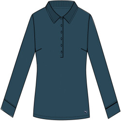 PUMA Cloudspun Langarmshirt Golf Poloshirt Damen 07 -...