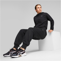 PUMA Train Favorite Fleece Kapuzenjacke Damen 01 - PUMA black XS