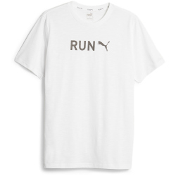 PUMA Run Graphic kurzarm Laufshirt Herren 02 - puma white...