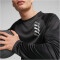 PUMA Fit Logo Graphic langarm Trainingsshirt Herren 01 - PUMA black M