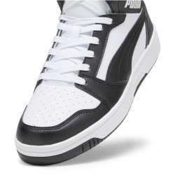 PUMA Rebound V6 High-Top Sneaker 01 - PUMA white/PUMA black/shadow gray/PUMA white 37