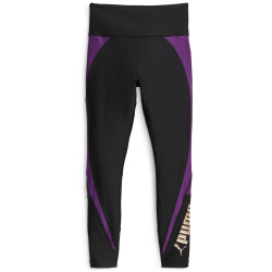 PUMA Fit Eversculpt Colorblock High-Waist 7/8-Leggings Damen 28 - puma black/purple pop S