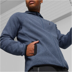 PUMA Seasons Sweater Fleece Kapuzenjacke Herren 56 - inky blue heather L