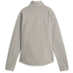 PUMA Seasons Fleece 1/2-Zip Sweatshirt Damen 14 - concrete gray heather XS