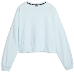 PUMA Fit Branded Fleece Crew Sweatshirt Damen 69 - icy...