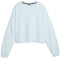 PUMA Fit Branded Fleece Crew Sweatshirt Damen 69 - icy blue S